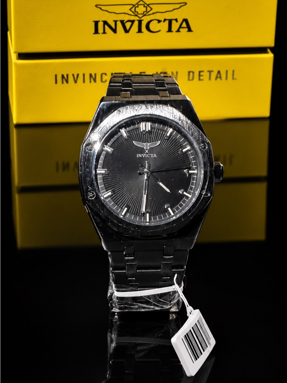 Invicta 69961 Specialty Men’s 42mm Black Quartz Bracelet Watch With Box